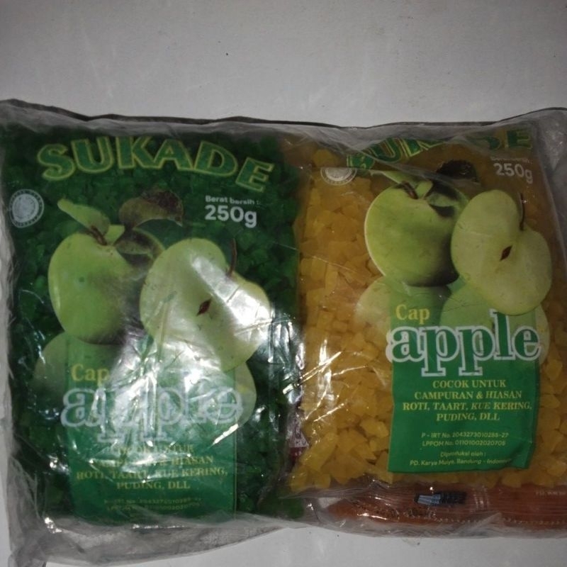 

Topping Sukade 250gr warna warni