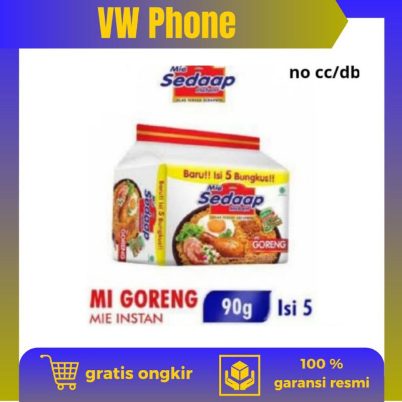

Sedaap Mie Instant Goreng Kemasan Bag isi 5