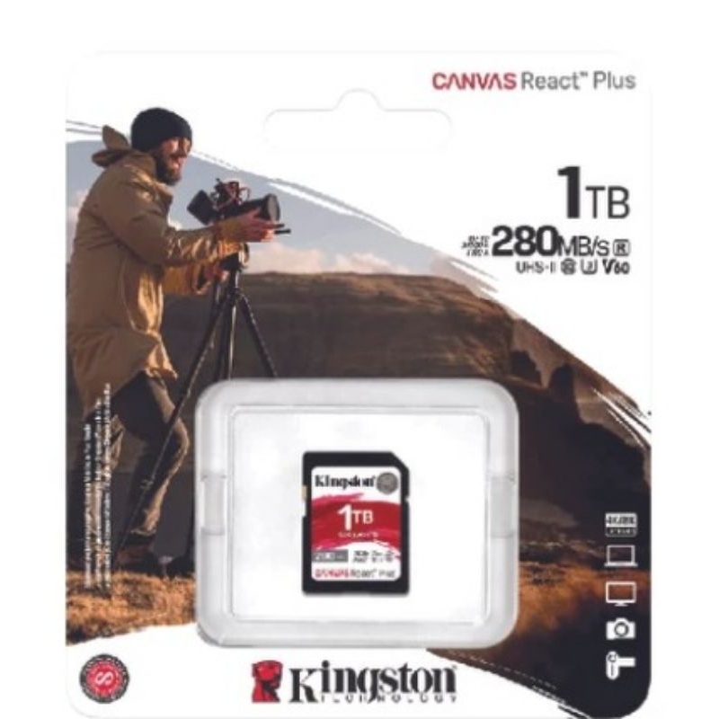 Kingston Canvas React Plus Kartu Memori
