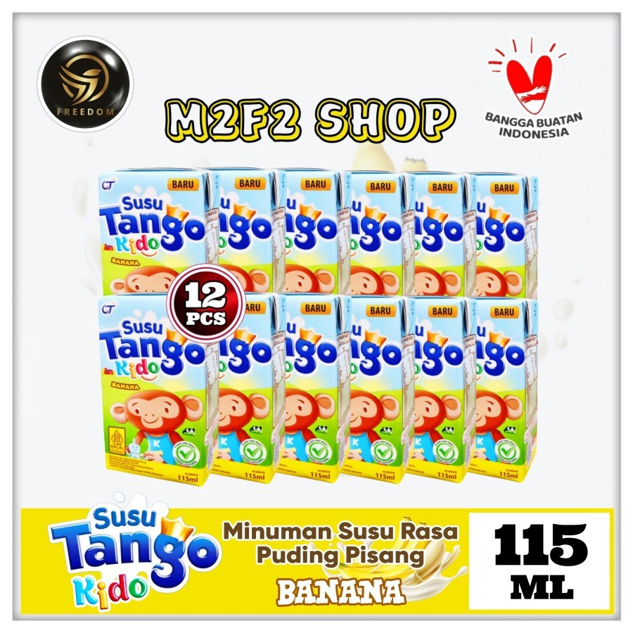 

Susu Kids Tango Kido Banana Pudding | Puding Pisang Kotak UHT - 115 ml (Kemasan 12 Pcs)