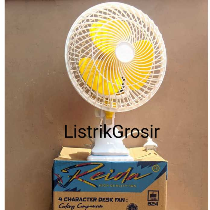 Kipas Angin Jepit Meja Dinding 8" 8 INCH Reida 3in1 Kipas National Quality SNI
