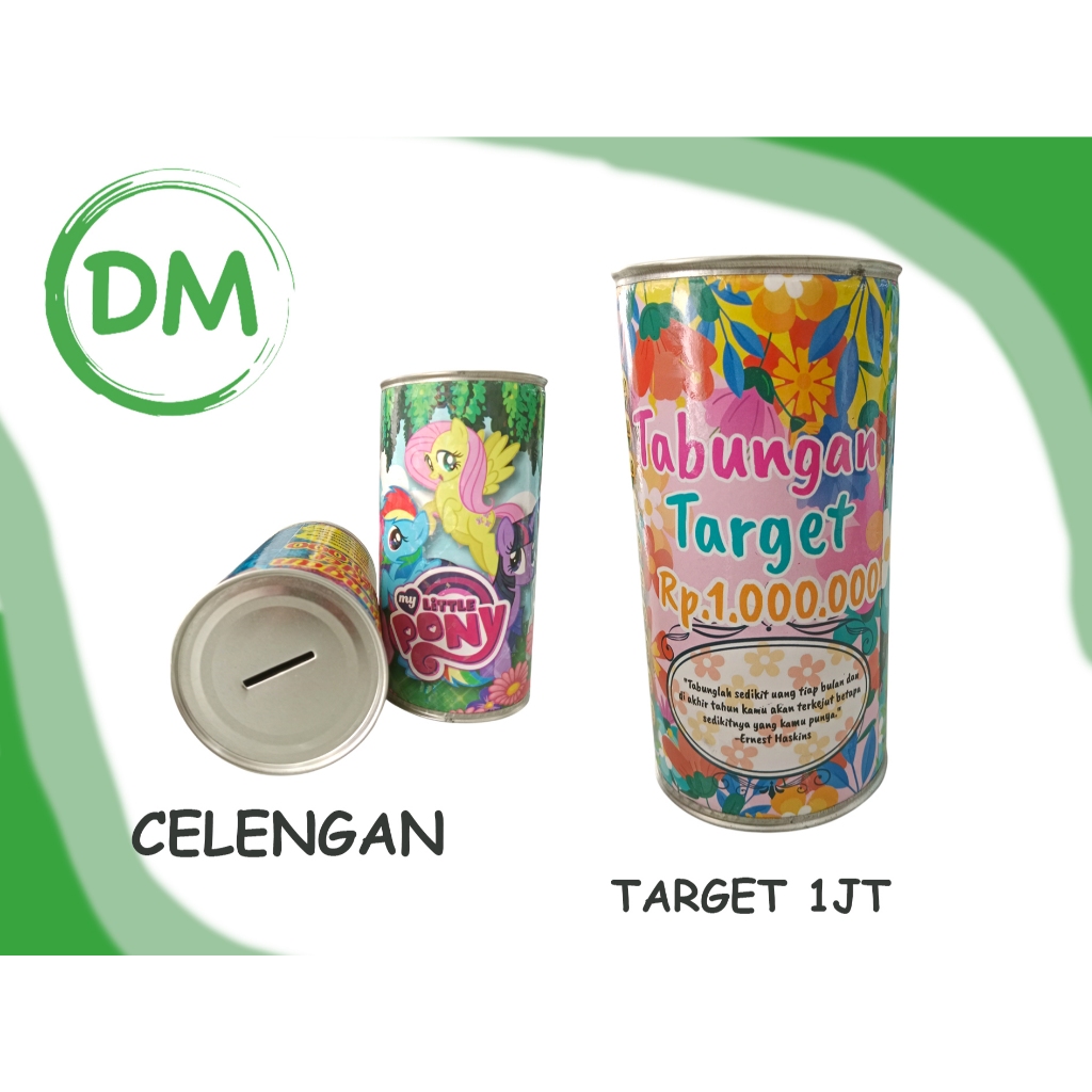CELENGAN KALENG TABUNGAN TARGET