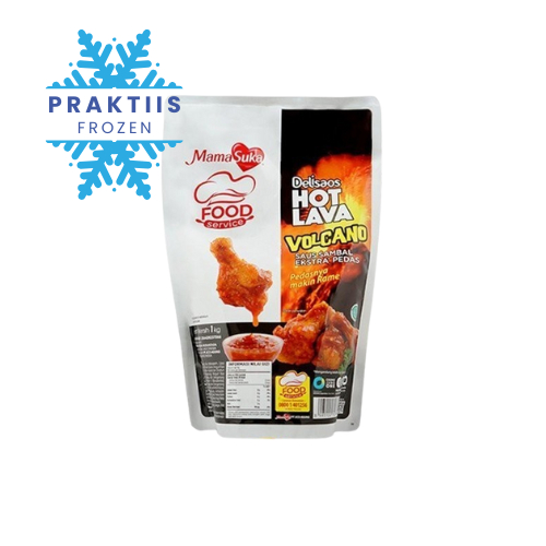 

MAMASUKA DELISAOS HOT LAVA VOLCANO 1KG / SAUS SAMBAL PEDAS