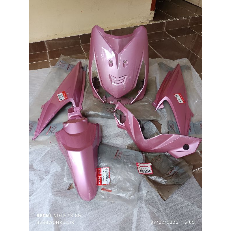 cover body full set body halus beat karbu original ahm