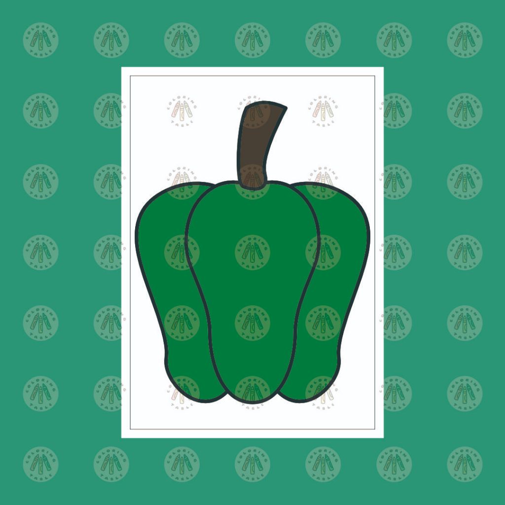 

Kertas Mewarnai Sayuran – Paprika Hijau | Ukuran A5 | Tebal & Tidak Tembus