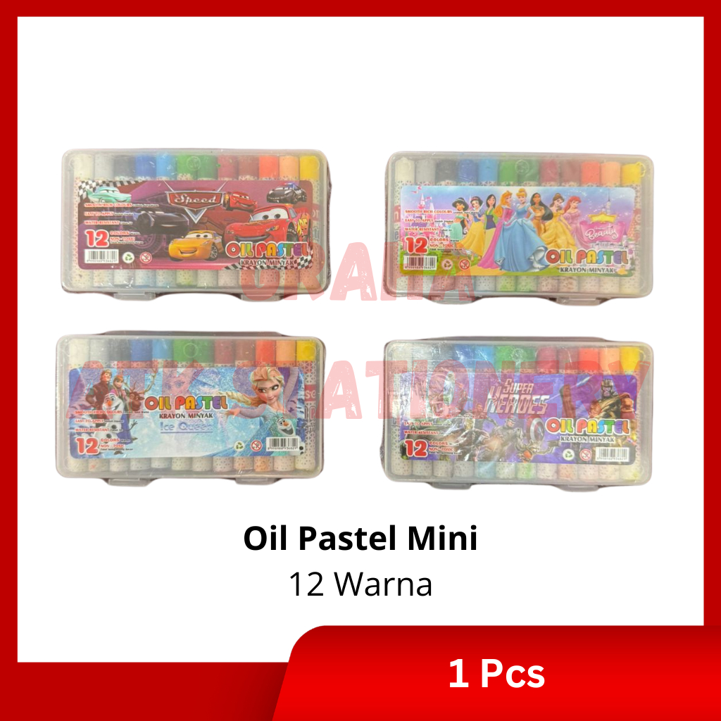 

Oil Pastel 12 Warna Mini Murah / Krayon / Crayon 12 Warna Mini Murah