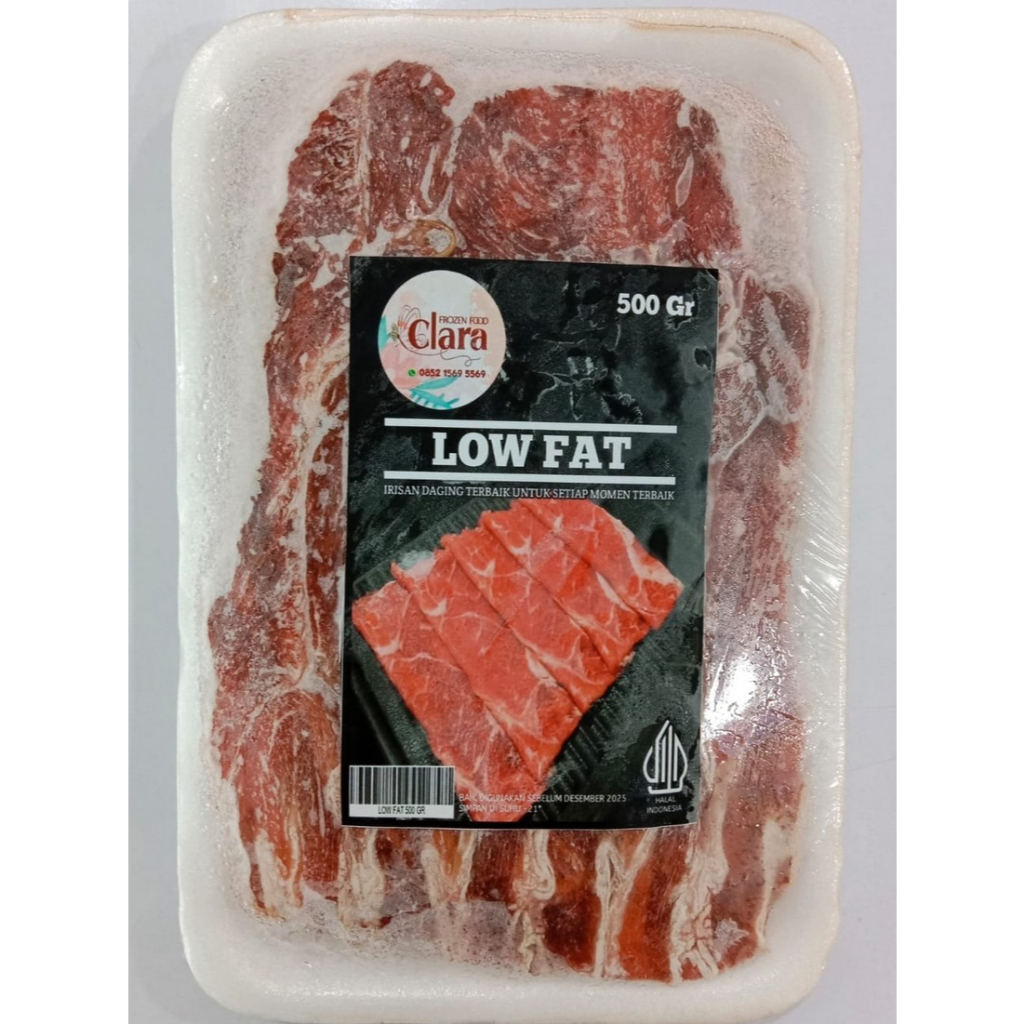 

CLARA BEEF SLICE LOWFAT 500G