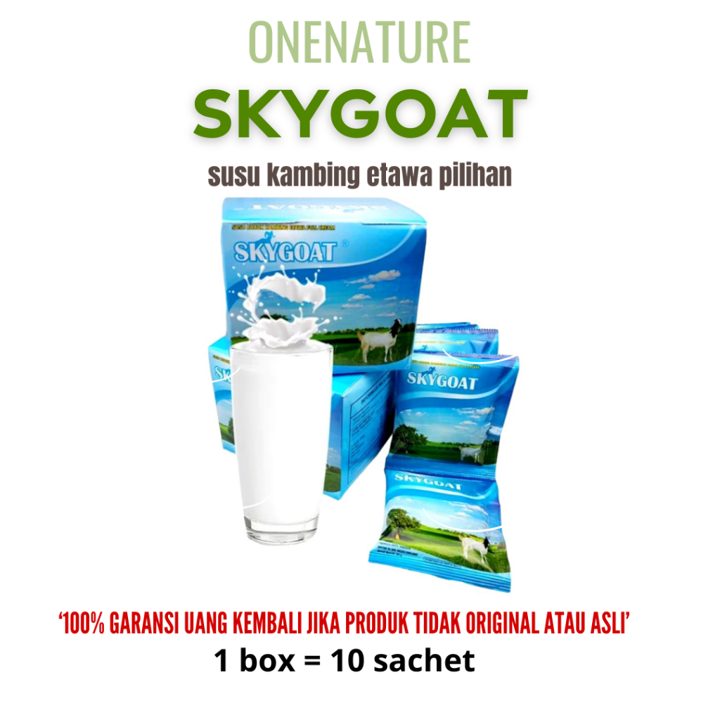

Skygoat Susu Kambing Etawa Full Cream Susu Bubuk Sehat Alami Asli Original