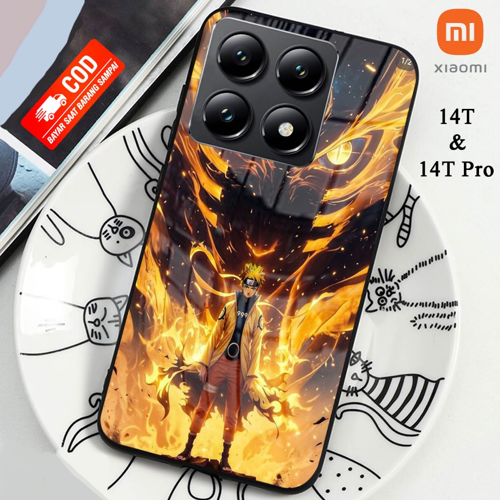 Softcase Kaca XIAOMI 14T & XIAOMI 14T PRO  - Case Handphone XIAOMI 14T & XIAOMI 14T PRO [T129]