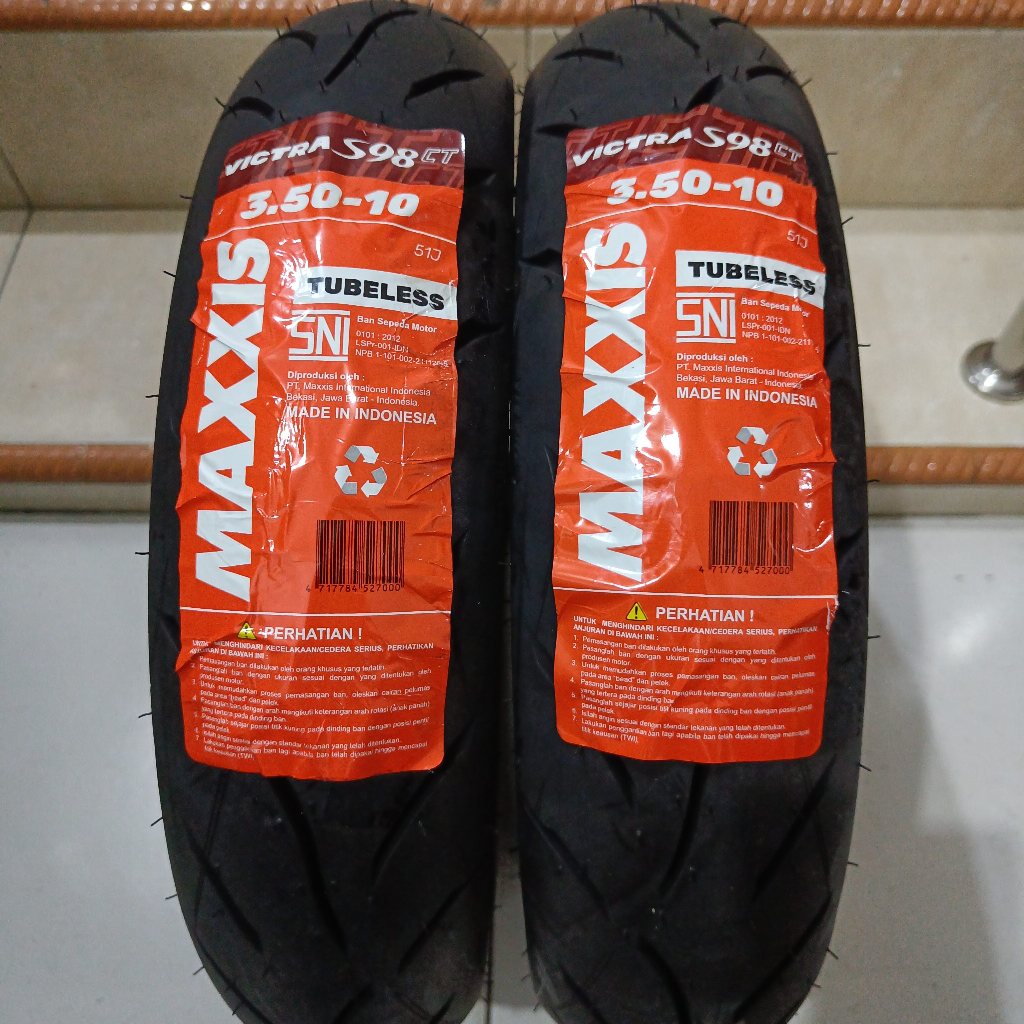 BAN MAXXIS TUBELESS 3.50-10 RING 10 MAXXIS VICTRA CT