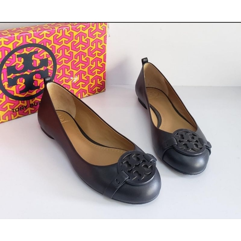 Ready TB gabriel ballet flat veg nappa/veg leather. navy
