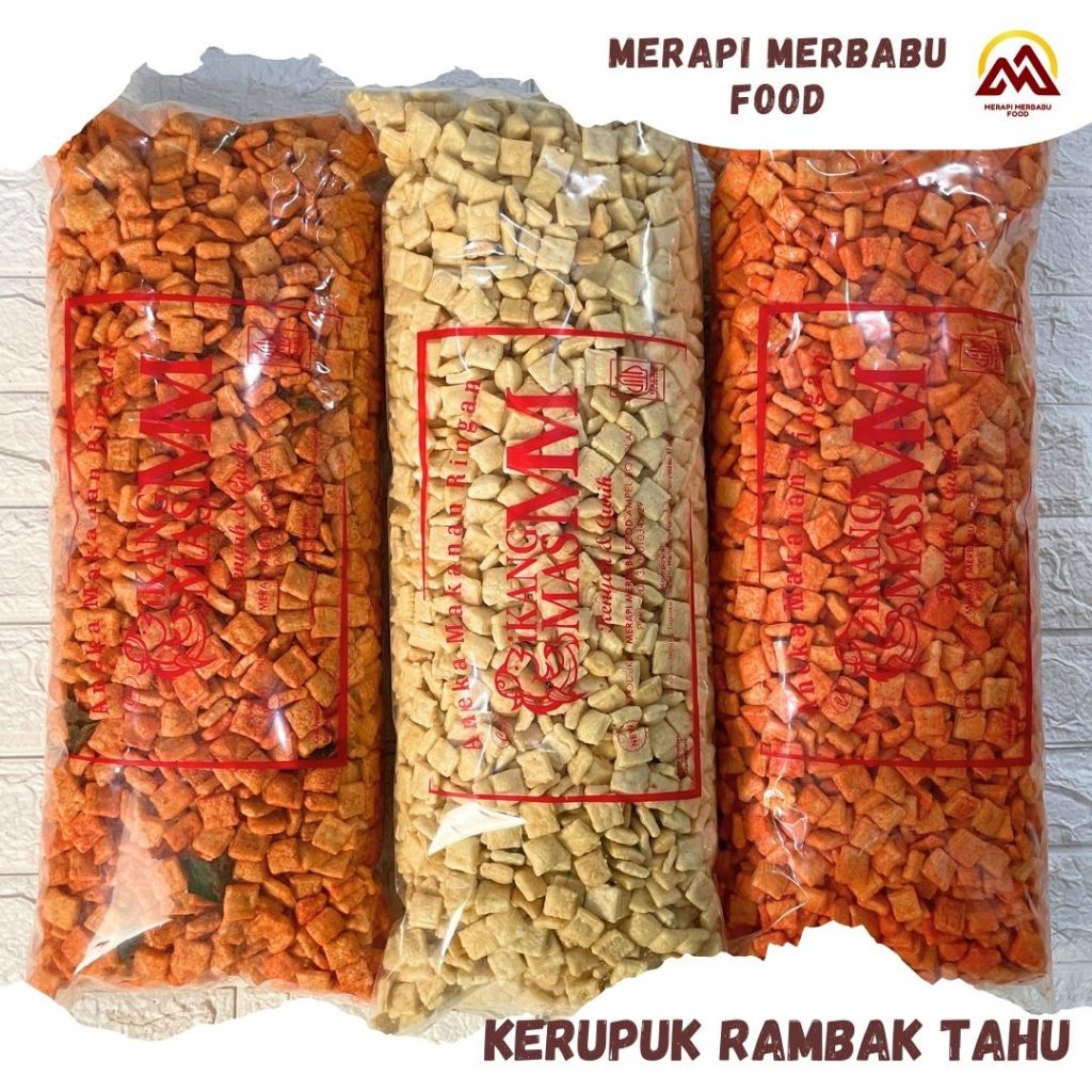 

Merapi Merbabu Food Kerupuk Rambak Tahu 1 KG Camilan Medan
