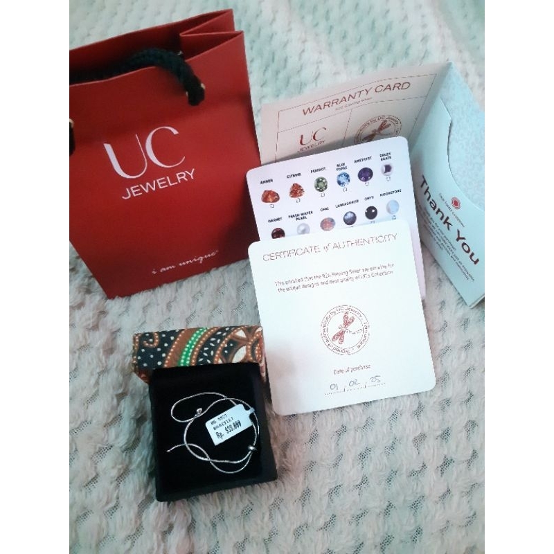 Bracelet UC silver 925 Bali (gelang serut)