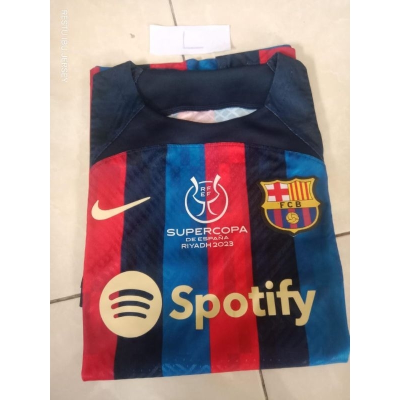 barca home pi 2022 player issue supercopA