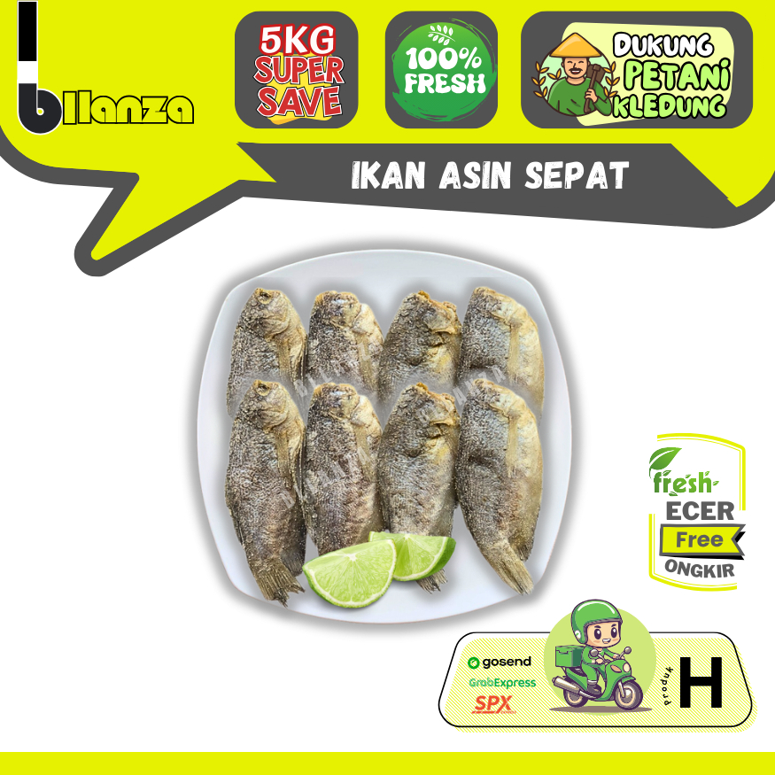 

Bllanza | Ikan Asin Sepat SUPER — Sahabat Makan Sayur ECER (H)