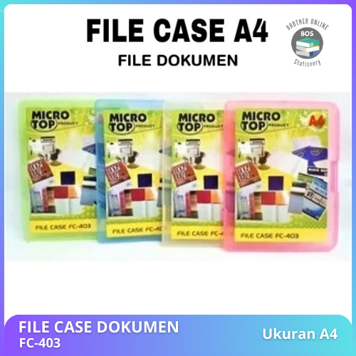 

HJK BOS File Case A4/ Dokumen Case/ Hard Case File/ Map/ Kertas/ Box Case Murah