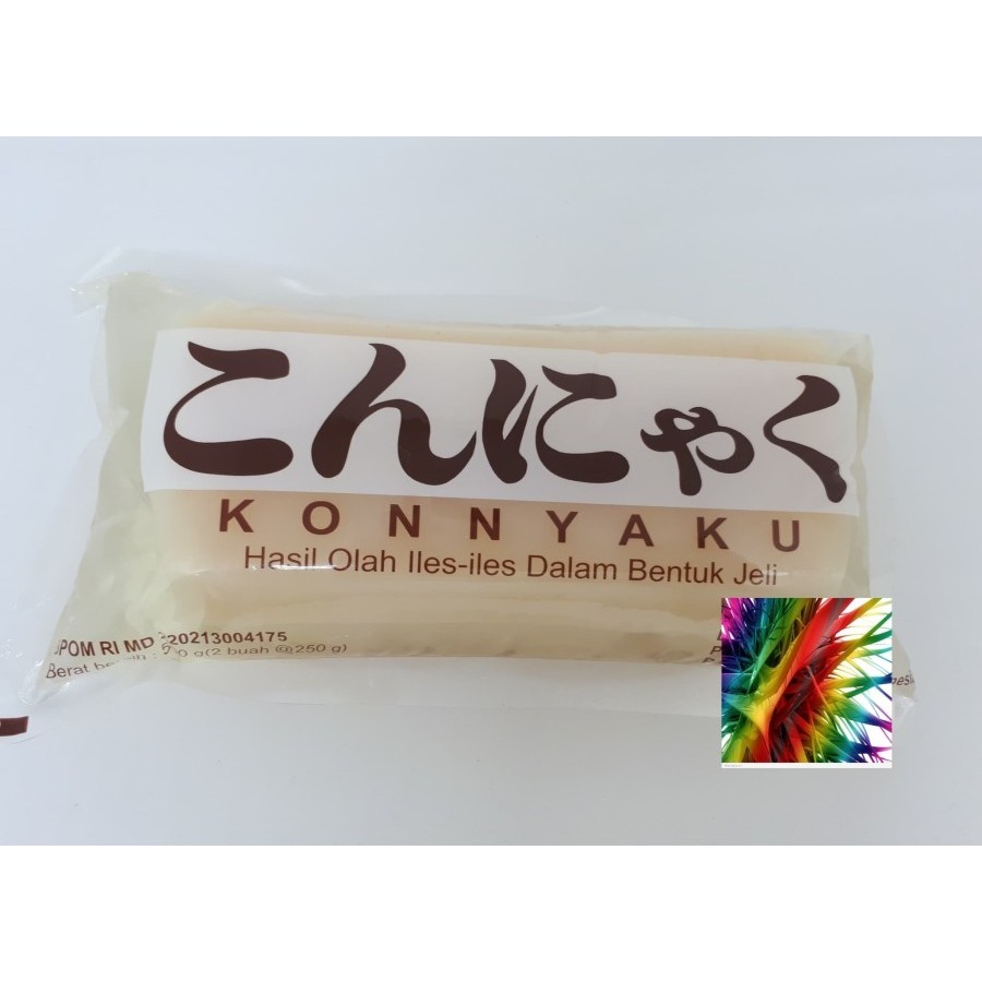 

Shirataki Konnyaku Blok Cokelat Ita Konnyaku Brown 500g