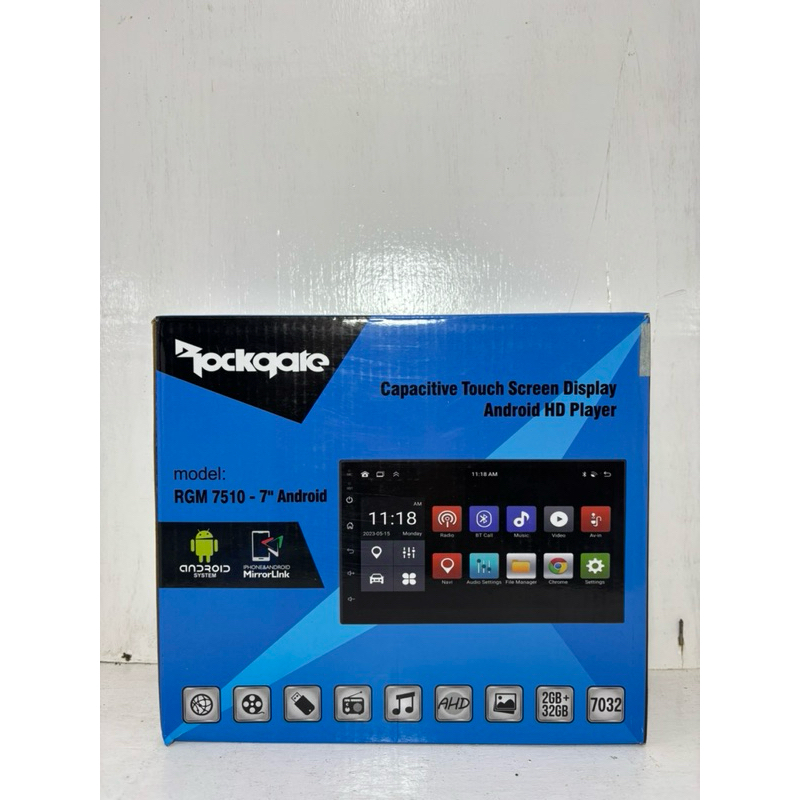 Head Unit Tape Mobil Android 7”RockGate RGM-7510