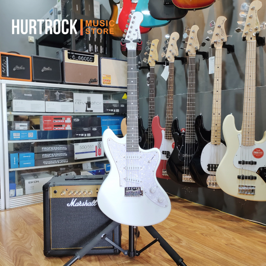 STINGER SJA 10 MIT WHITE / GITAR STINGER JAGUAR