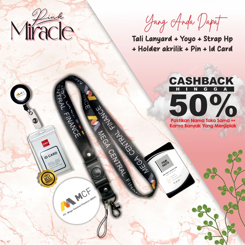 

Tali Lanyard MEGA CENTRAL FINANCE / Tali Idcard MEGA CENTRAL FINANCE [Teady stpck] Termurah