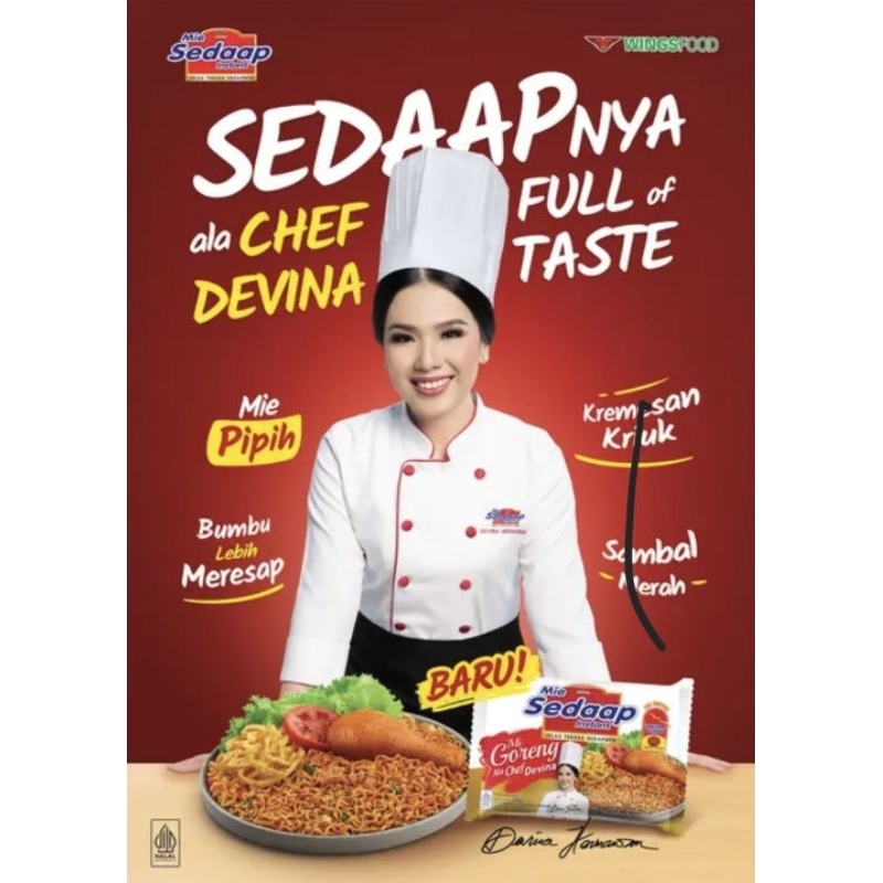 

Mie Sedaap Goreng Chef Devina 1 karton / Mie Sedap Goreng Chef Devina