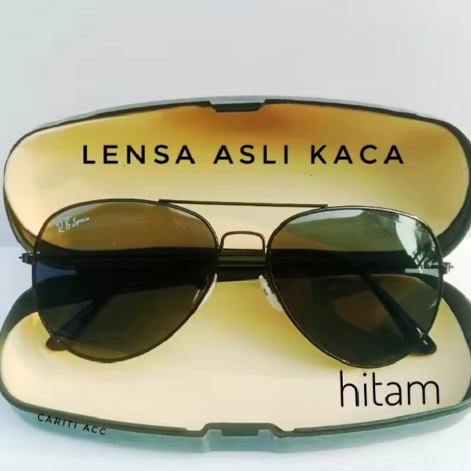 PROMO - KACAMATA GAYA MODEL BL AVIATOR PRIA WANITA LENSA KACA FREE BOX DAN LAP
