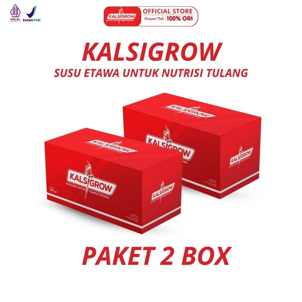 

Kalsigrow Susu Etawa Minuman Nutrisi Untuk Tulang dan Regenerasi Tulang Kemasan 2 Box