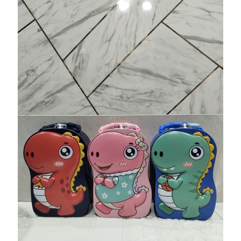 ASMARA JAYA Celengan Kunci Anak Dinosaur / celengan kunci /celengan