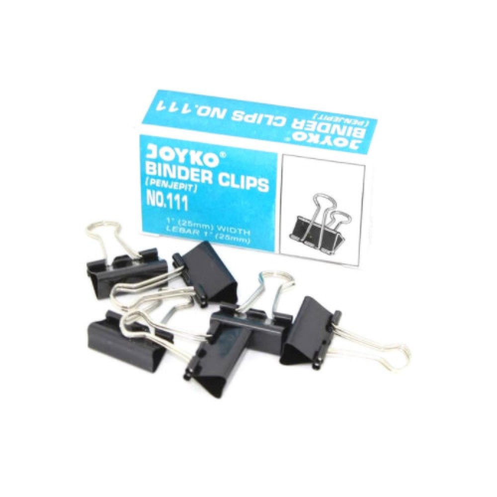

Binder Clip 111 Joyko / penjepit hitam / penjepit kertas / Binder Clips 111 Joyko