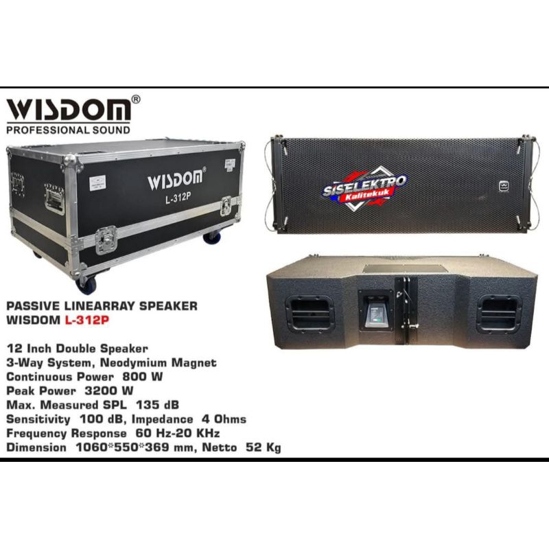 line array wisdom l312p 3way wisdom l312p triway