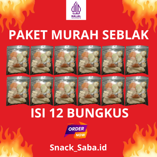 

Paket Murah Seblak isi 12 Bungkus