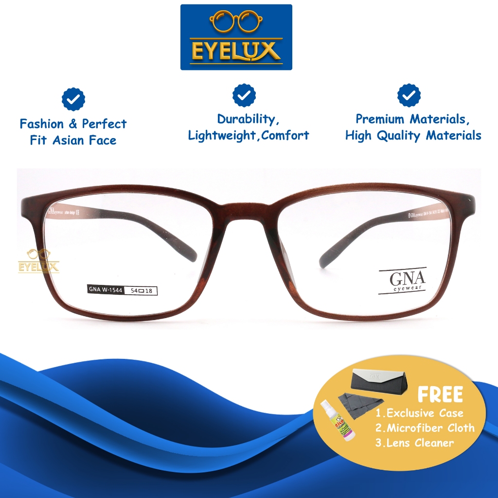 GNA Eyewear / GNA W-1544 / 54-18 / Frame Kacamata GNA Eyewear ORIGINAL