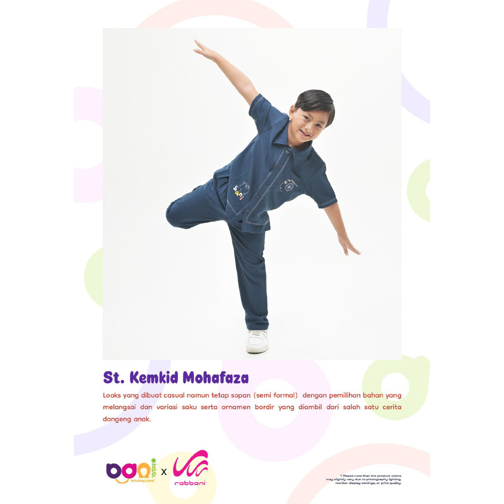 Bani Batuta - Stelan Kemkid Mohafaza / Kemeja Koko Anak Rabbani Terbaru Original murah