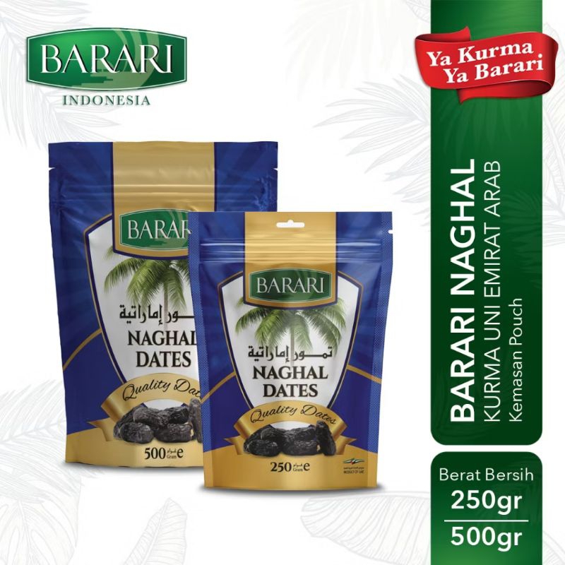 

Kurma Naghal BARARI Premium Pouch 500g