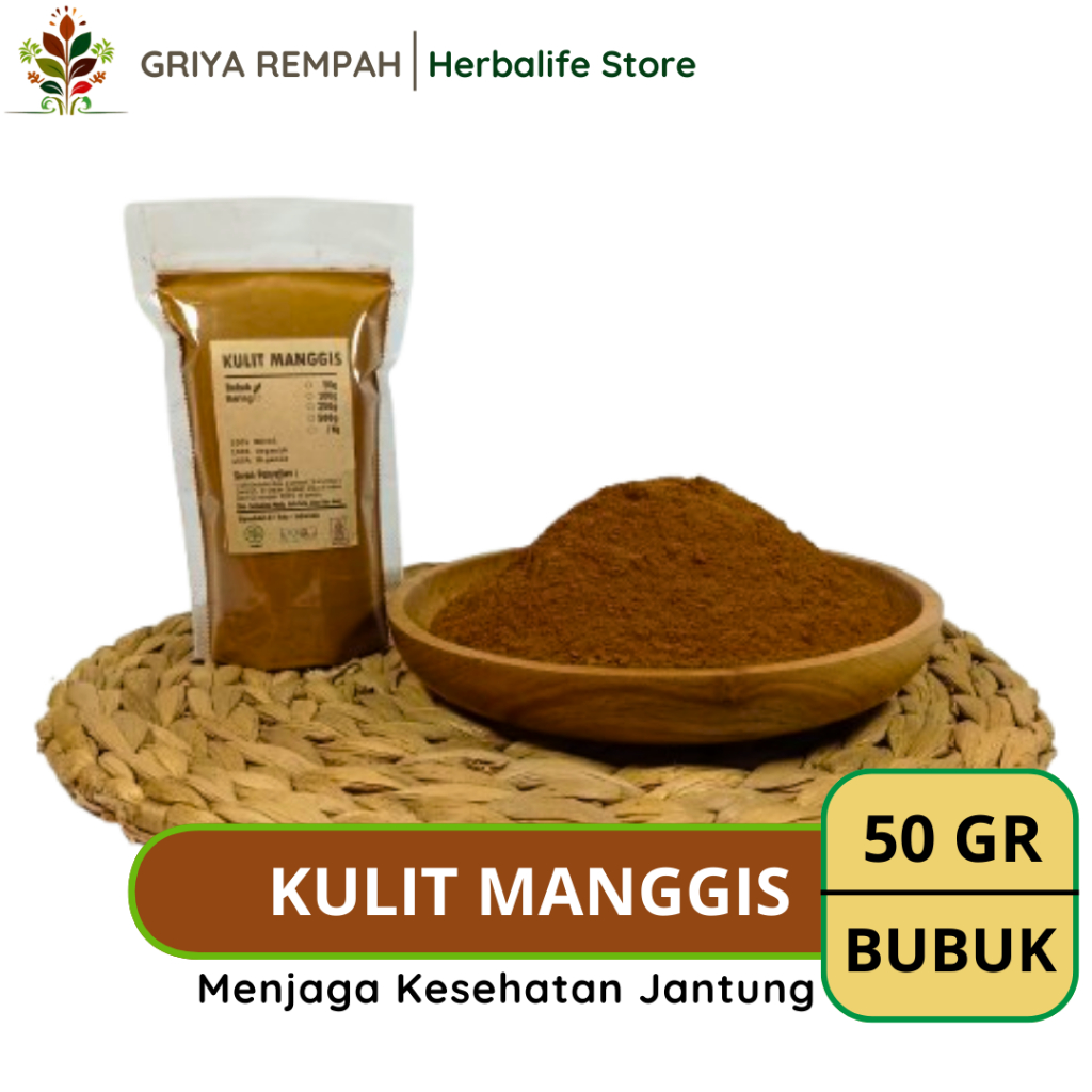 

KULIT MANGGIS BUBUK 50 GRAM Rempah Herbal Simplisia Alami Premium untuk Kesehatan & Ramuan Kering Jamu Tradisional Garcinia mangostana