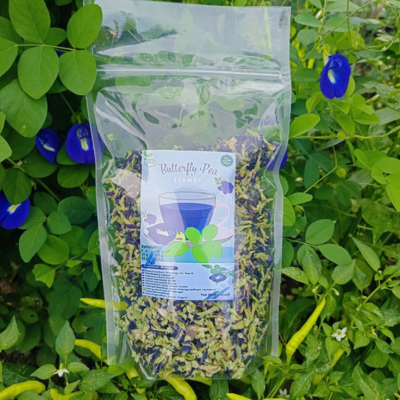 

Bunga telang kering 100 g minuman herbal