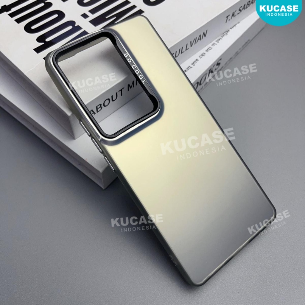 Case Vivo V21 4G Vivo V21E 4G Case HYBRID IMD Color Plate Hologram Black - Kucase