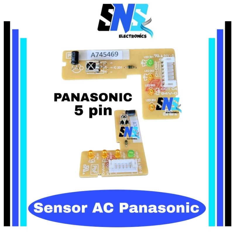 PCB sensor AC Panasonic 5 pin A745469 - Receiver AC panasonic soket 5 pin - Modul sensor AC Panasoni