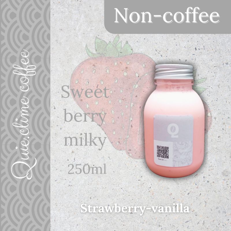 

non coffee 250ml (Sweet berry milky)
