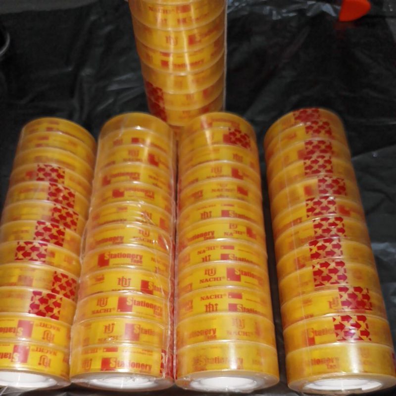 

selotip kado kecil nachi 12mm x 25yard stationery tape nachi kecil isolasi kado bening kecil