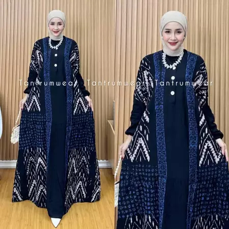GAMIS TWILL RAYON PREMIUM MODEL KANCING TERBARU JUMBO SYAR'I MUSLIM BATIK KEKINIAN