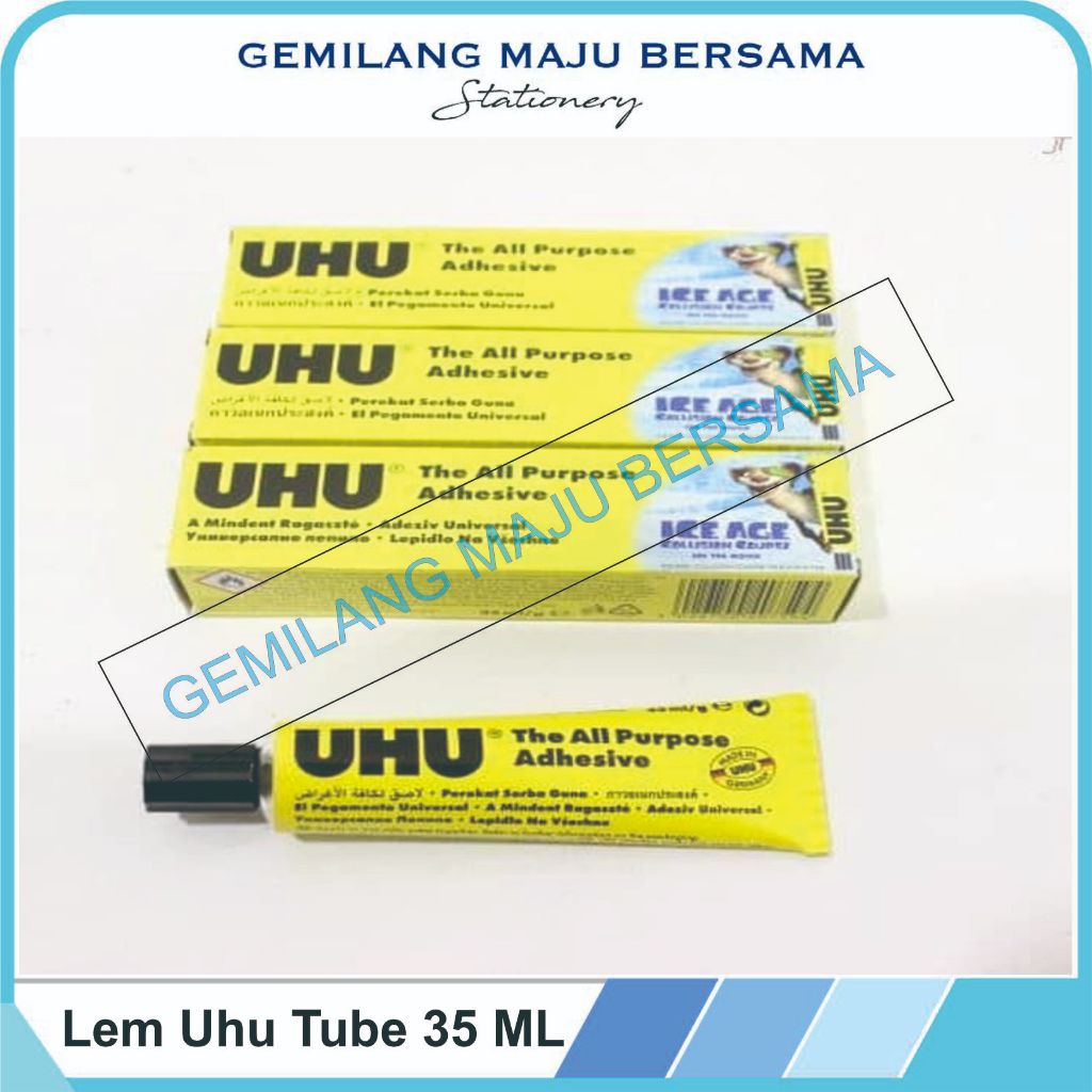 

Lem Uhu tube 35ml (HARGA PER 1 PCS)