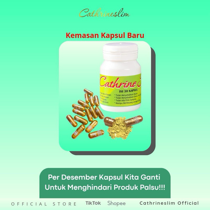 

Cathrieslim Peluntur Lemak / Pelangsing Badan Cepat Ampuh Aman/ cathrineslim