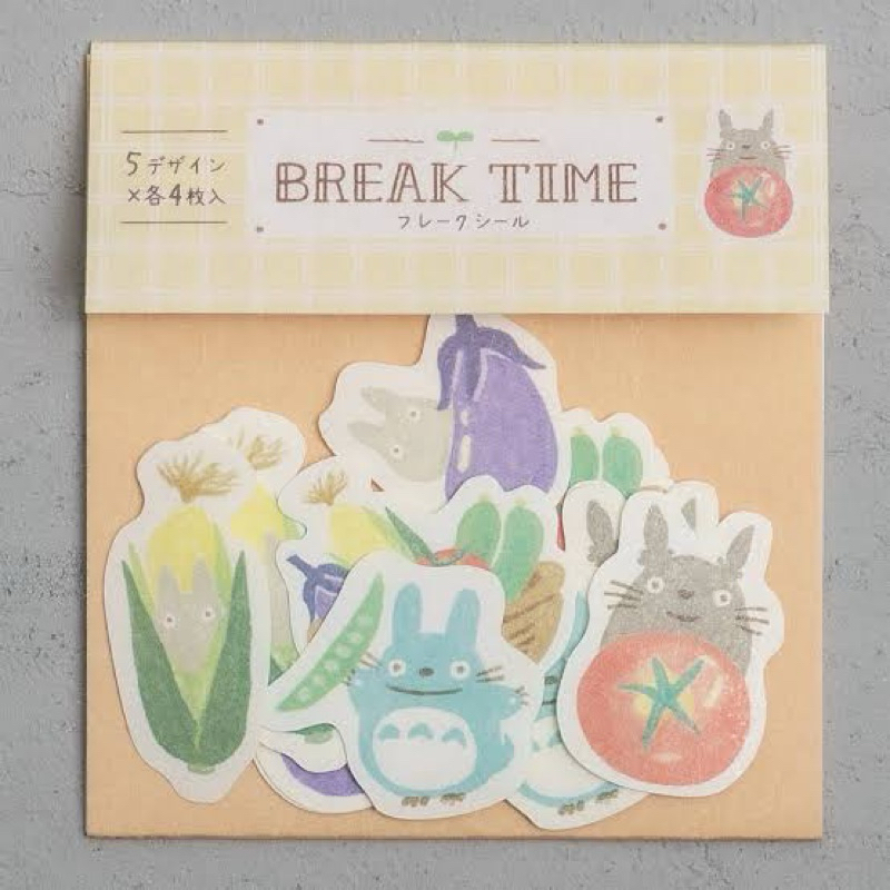 

Flake Sticker Studio Ghibli Totoro Sayur - READY