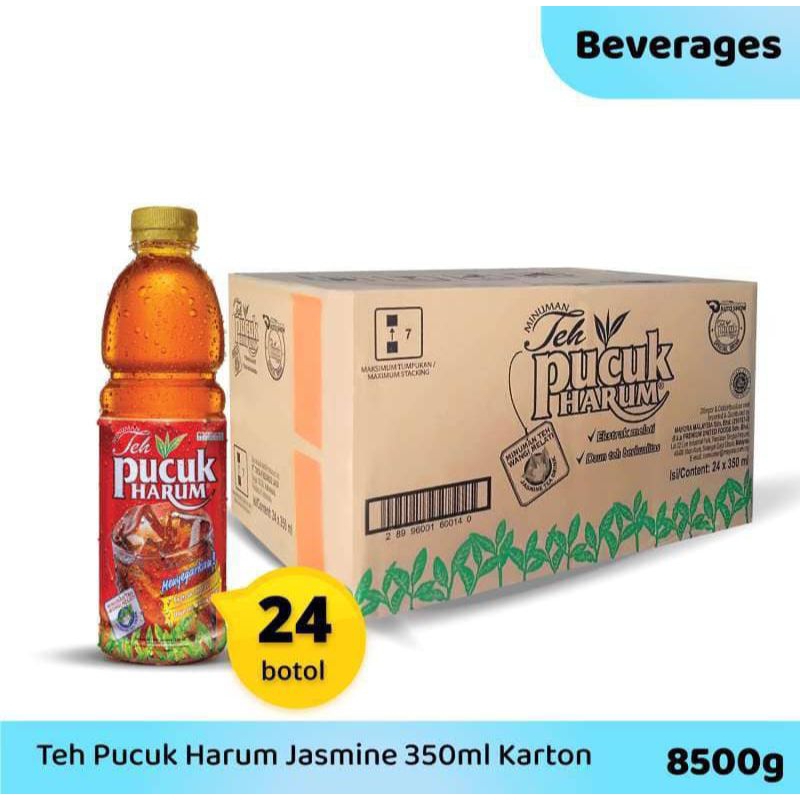 

Harum Teh Pucuk Jasmine 350 ml Dus isi 24 botol