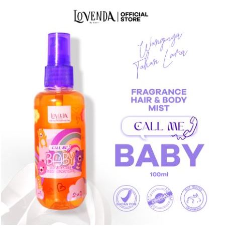 Lovenda Hair & Body Mist Call Me BABY - Fragrance Hair & Body Mist