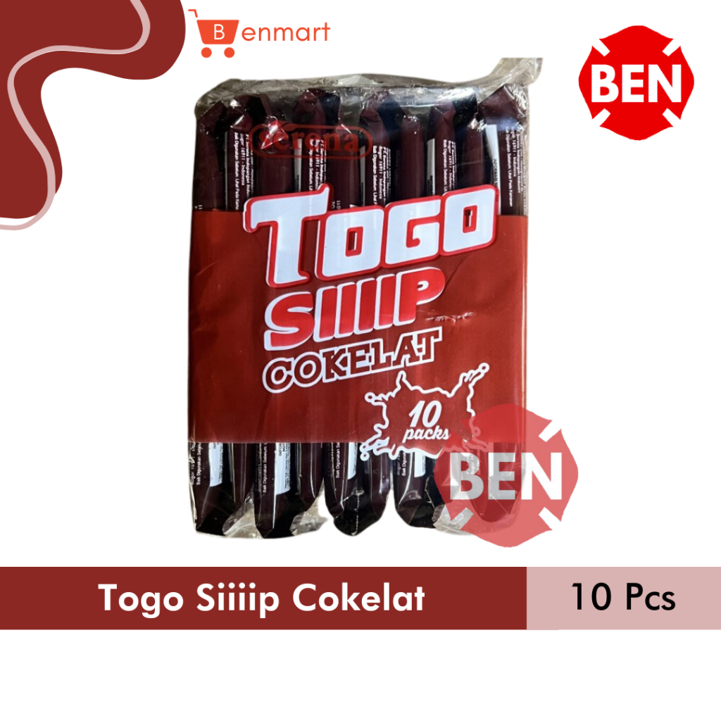 

Togo SIIIP CHOCOLATE / BLACK 1 Pak Renceng 10 Sachet Pcs - Biskuit Sip Cokelat Krim Vanila Chocolate Coklat Vanilla