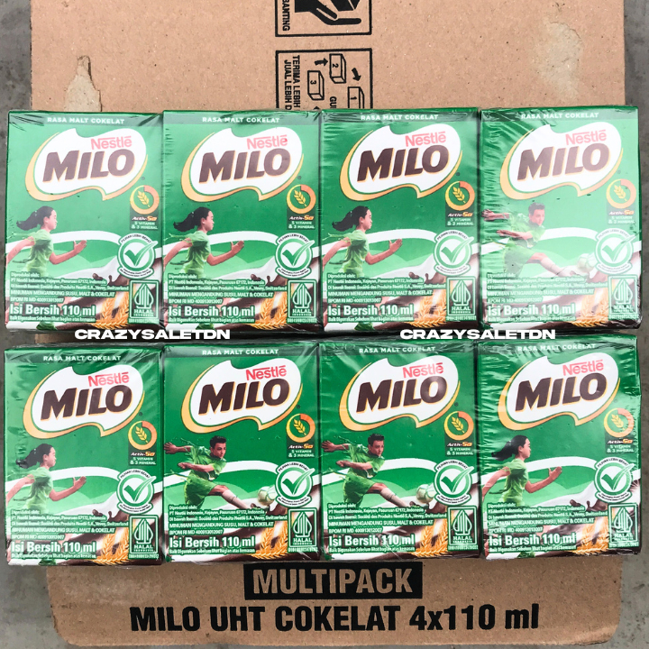 

Susu Milo 180 ml Murah Susu UHT Milo 110ml Activ Go per Karton dus