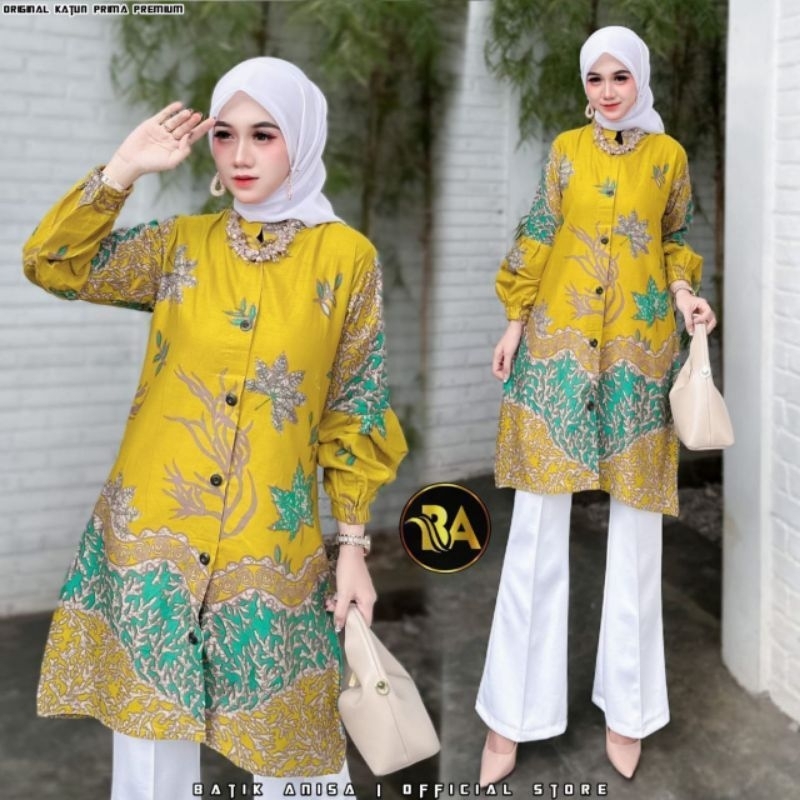 TUNIK BATIK || TUNIK JUMBO || BAJU KANTORAN CEWEK || ATASAN CEWEK JUMBO