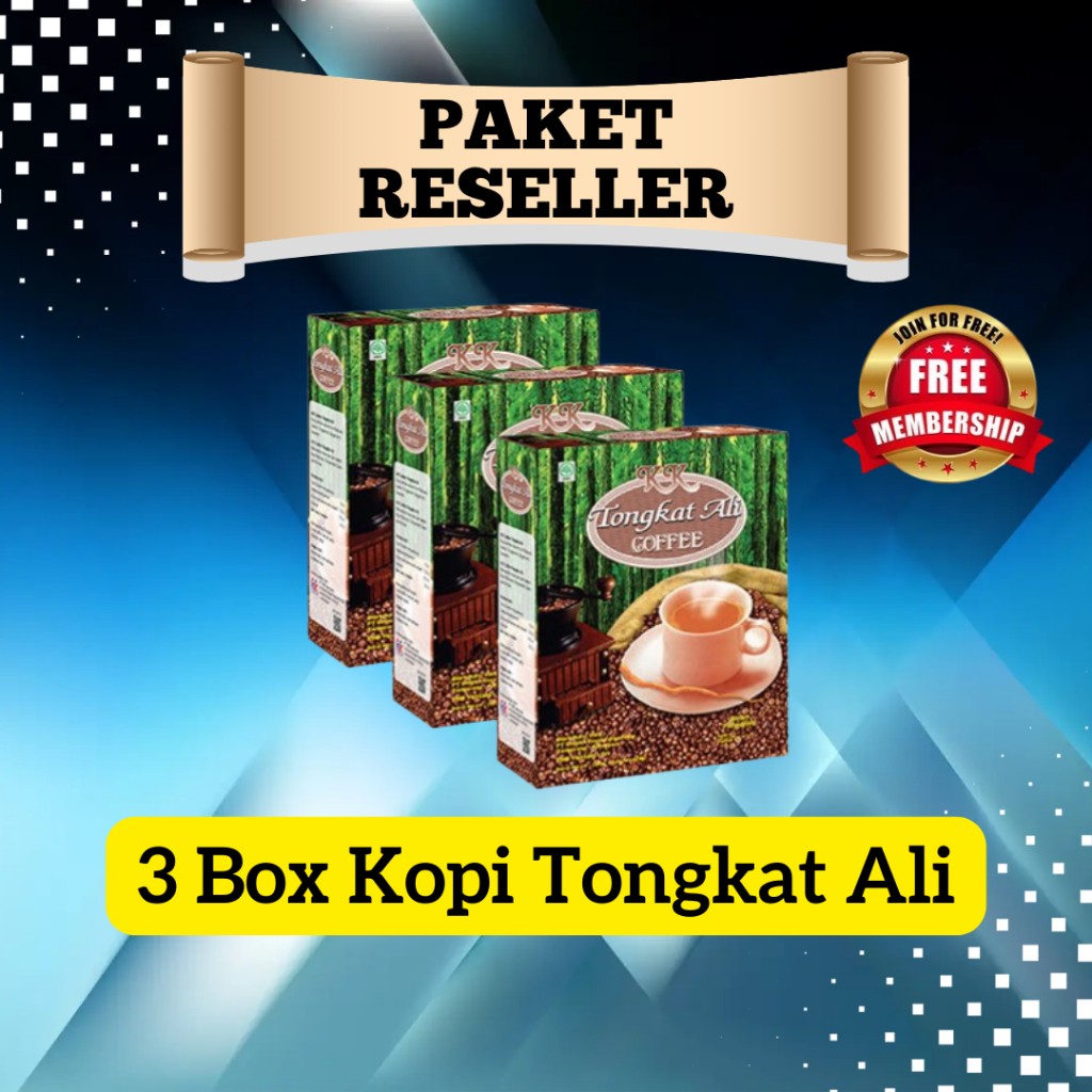 

Paket Reseller KK COFFEE Tongkat Ali 3 Box kopi tongkat ali minuman kopi kesehatan kk Indonesia